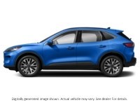 2021 Ford Escape Titanium Hybrid AWD Velocity Blue Metallic  Shot 3
