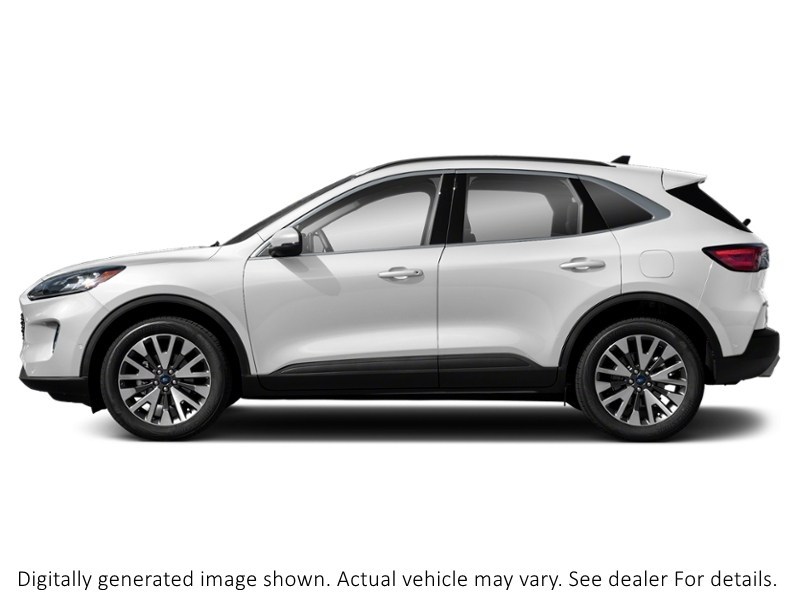 2021 Ford Escape Titanium Hybrid AWD Star White Metallic Tri-Coat  Shot 5