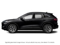 2021 Ford Escape Titanium Hybrid AWD Agate Black Metallic  Shot 3