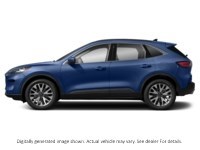 2022 Ford Escape Titanium Hybrid AWD Stone Blue Metallic  Shot 3