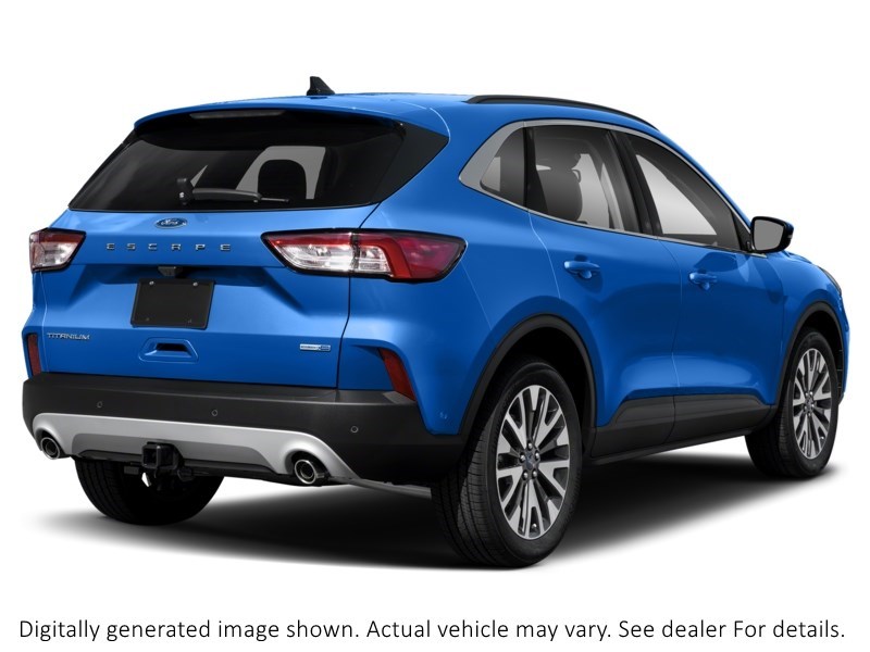 2021 Ford Escape Titanium Hybrid AWD Velocity Blue Metallic  Shot 6