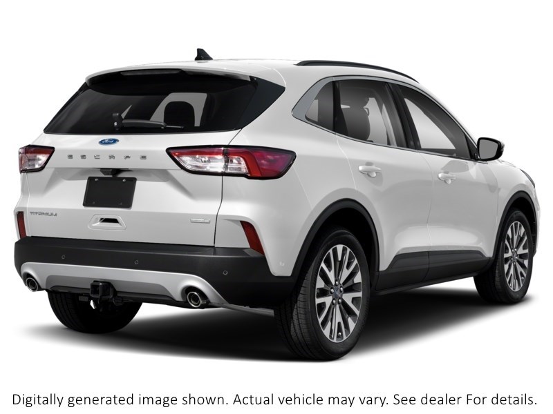 2021 Ford Escape Titanium Hybrid AWD Star White Metallic Tri-Coat  Shot 12
