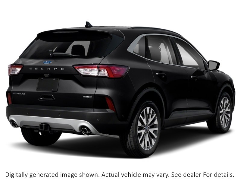 2021 Ford Escape Titanium Hybrid AWD Agate Black Metallic  Shot 2