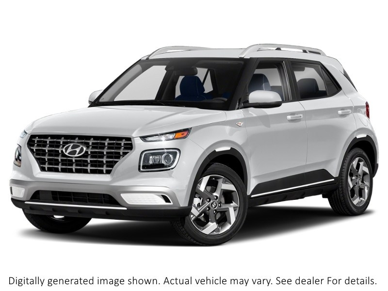 2022 Hyundai Venue Ultimate Ivt W/Black Interior Polar White  Shot 1