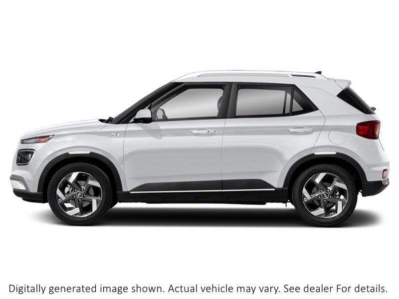 2022 Hyundai Venue Ultimate Ivt W/Black Interior Polar White  Shot 8