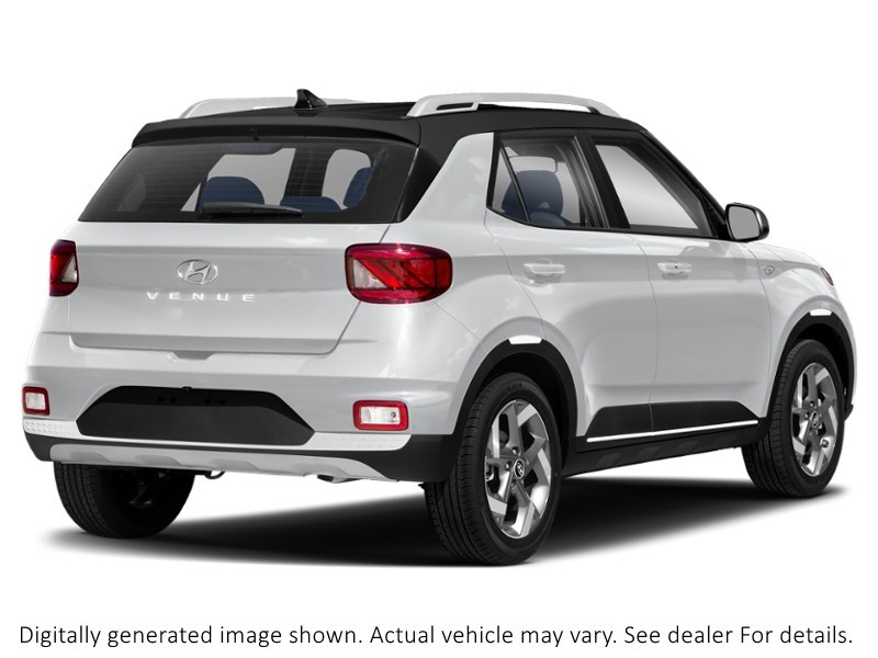 2022 Hyundai Venue Ultimate Ivt W/Black Interior Polar White  Shot 3