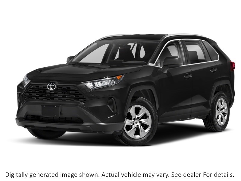 2020 Toyota Rav4 LE AWD Midnight Black Metallic  Shot 1