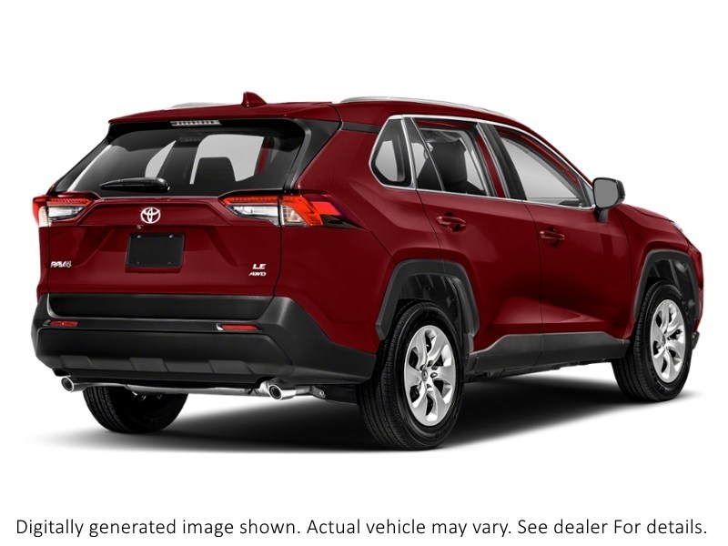 2020 Toyota Rav4 LE AWD Ruby Flare Pearl  Shot 2