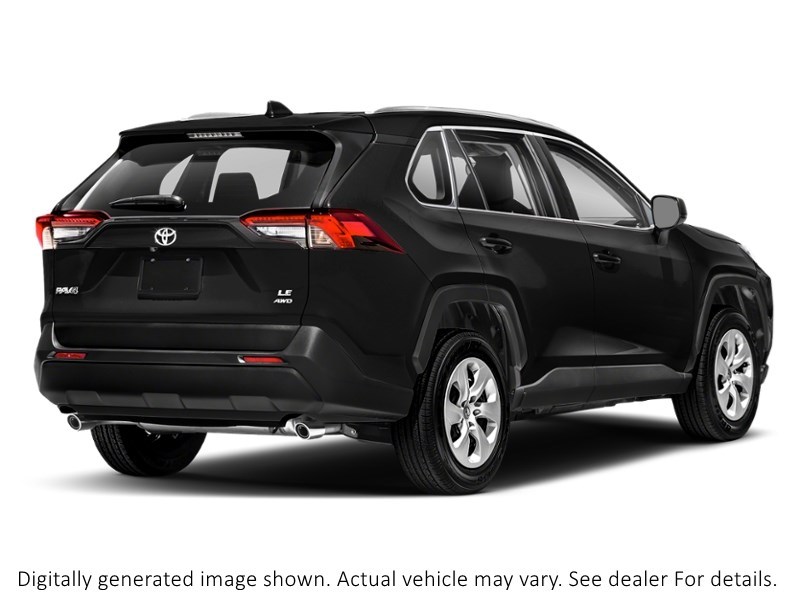 2022 Toyota Rav4 LE AWD Midnight Black Metallic  Shot 15