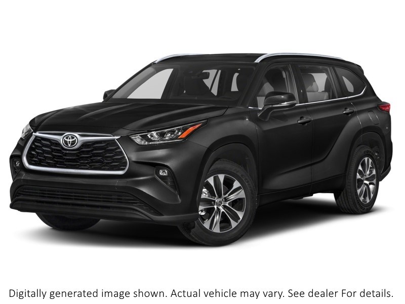 2021 Toyota Highlander XLE AWD Midnight Black Metallic  Shot 4