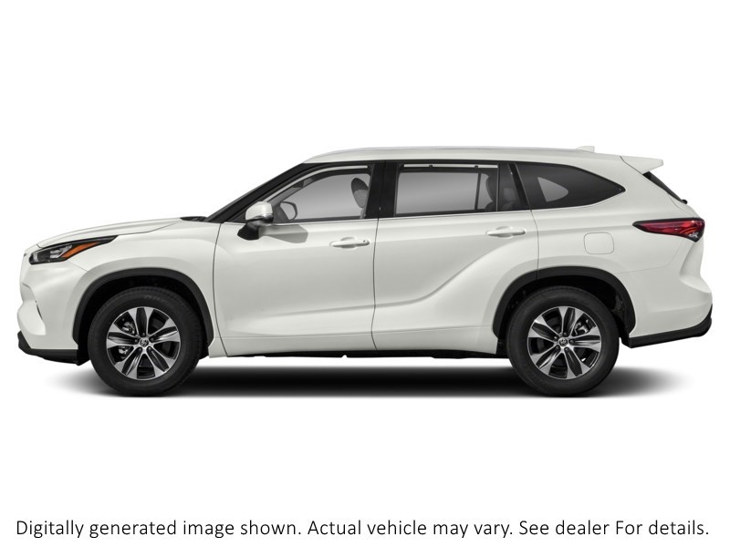 2020 Toyota Highlander XLE AWD Blizzard Pearl  Shot 5