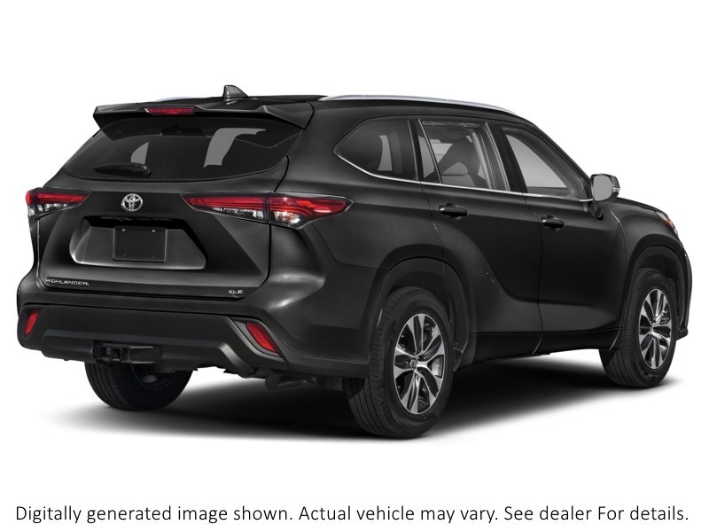 2021 Toyota Highlander XLE AWD Midnight Black Metallic  Shot 6