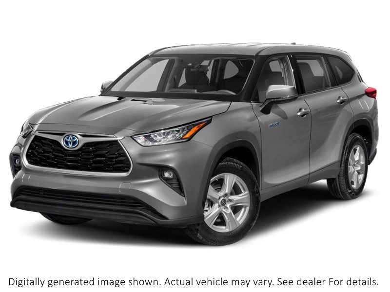 2022 Toyota Highlander Hybrid Hybrid XLE AWD Celestial Silver Metallic  Shot 11