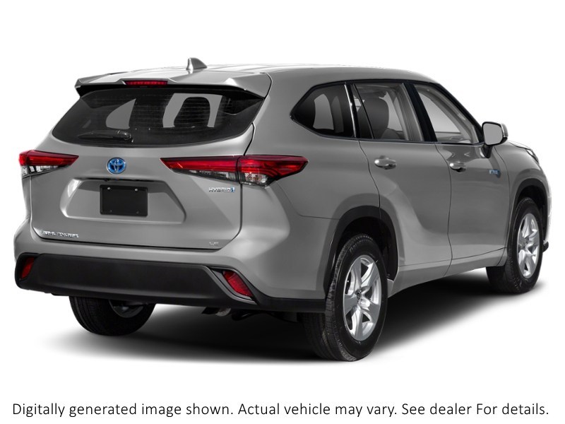2022 Toyota Highlander Hybrid Hybrid XLE AWD Celestial Silver Metallic  Shot 9