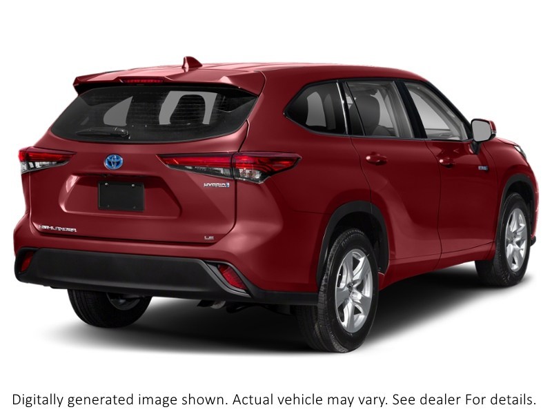 2022 Toyota Highlander Hybrid Hybrid XLE AWD Ruby Flare Pearl  Shot 19