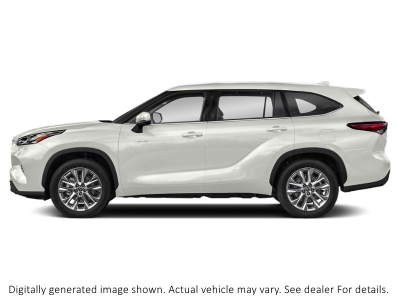 2021 Toyota Highlander Hybrid Hybrid Limited AWD Blizzard Pearl  Shot 3