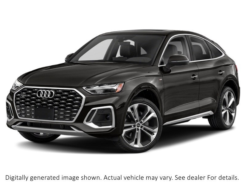 2021 Audi Q5 Sportback Progressiv 45 Tfsi Quattro Mythos Black Metallic  Shot 1