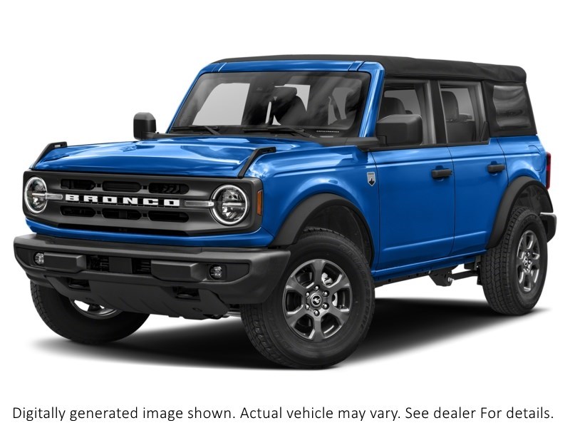 2022 FORD BRONCO BIG BEND 4 DOOR 4X4 Velocity Blue Metallic  Shot 7