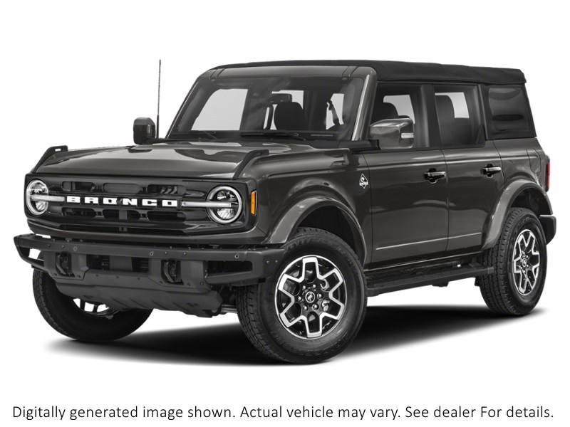 2023 Ford Bronco Outer Banks 4 Door 4X4 Carbonized Grey Metallic  Shot 1