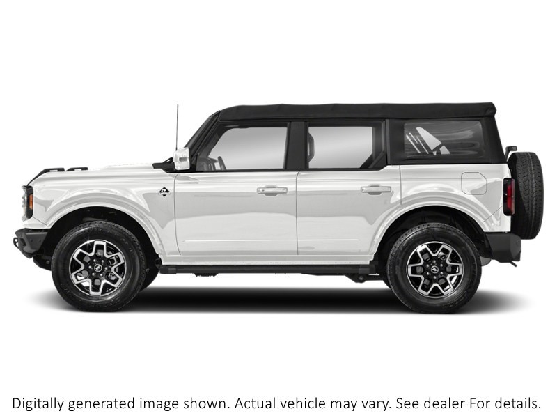 2022 Ford Bronco Outer Banks | 4X4 | 2.3L |Lux Pkg |Hard Tp|Leather Oxford White  Shot 3