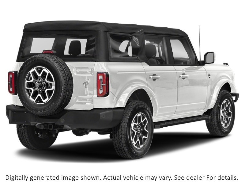 2022 Ford Bronco Outer Banks | 4X4 | 2.3L |Lux Pkg |Hard Tp|Leather Oxford White  Shot 2