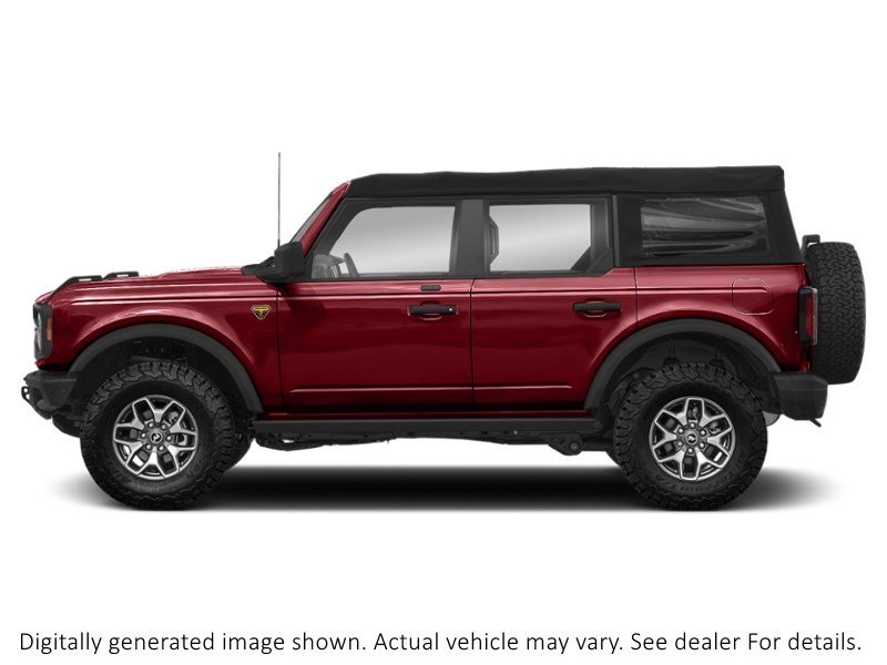 2021 Ford Bronco Badlands 4 Door Advanced 4X4 Rapid Red Metallic Tinted Clearcoat  Shot 9
