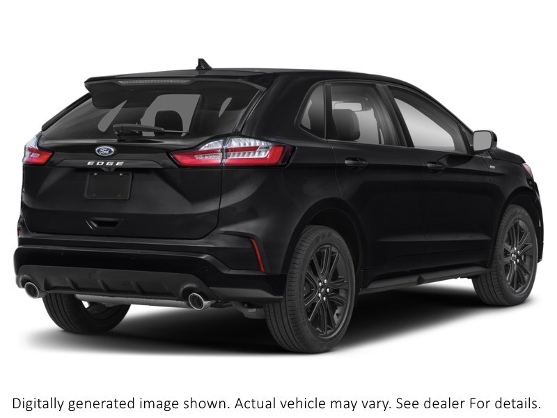 2022 FORD EDGE ST LINE AWD Agate Black Metallic  Shot 2