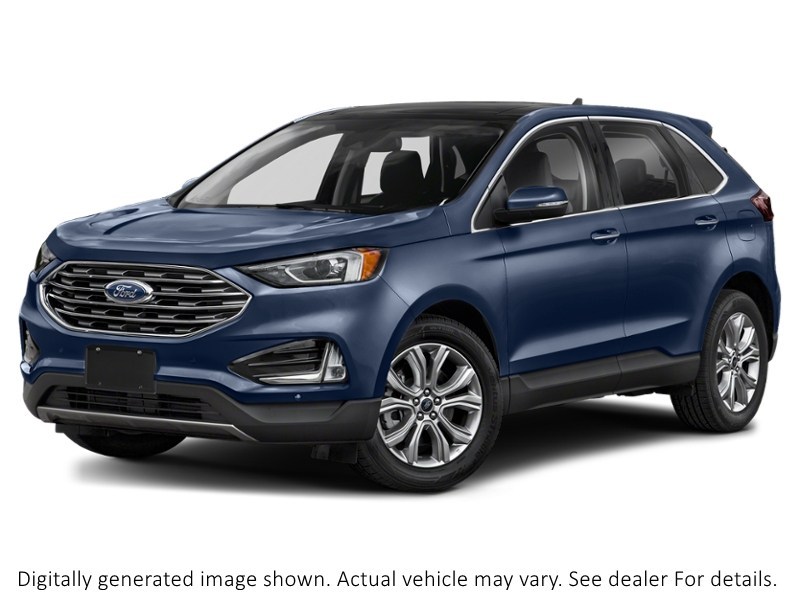 2022 Ford Edge Titanium AWD Stone Blue Metallic  Shot 19