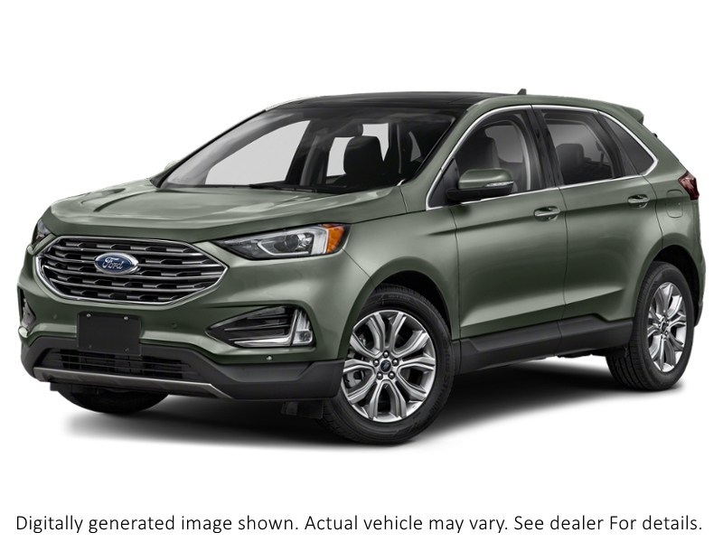 2022 Ford Edge Titanium AWD Forged Green Metallic  Shot 31