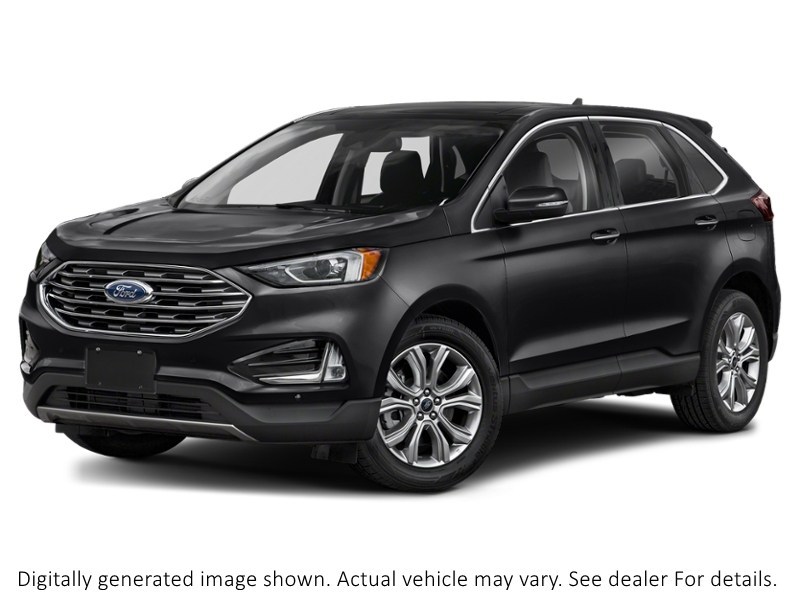 2022 Ford Edge Titanium AWD Agate Black Metallic  Shot 44