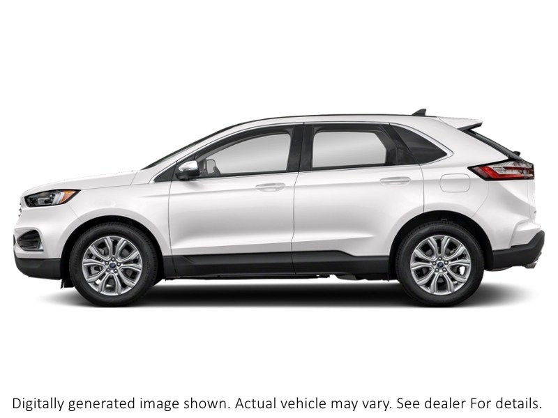 2022 Ford Edge Titanium AWD Star White Metallic Tri-Coat  Shot 3