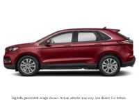 2022 Ford Edge Titanium AWD Rapid Red Metallic Tinted Clearcoat  Shot 3