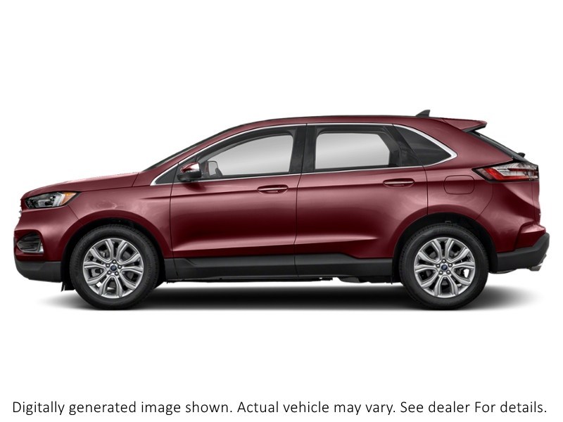 2022 Ford Edge Titanium AWD Burgundy Velvet Metallic Tinted Clearcoat  Shot 39