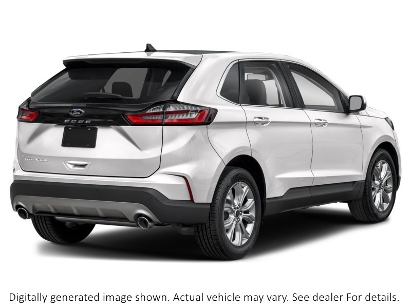 2021 FORD EDGE TITANIUM AWD Star White Metallic Tri-Coat  Shot 2