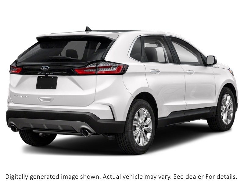 2022 Ford Edge Titanium AWD Star White Metallic Tri-Coat  Shot 2