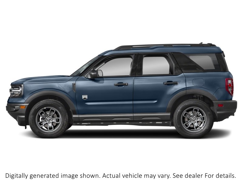 2024 Ford Bronco Sport Big Bend 4x4 Azure Grey Metallic Tri-Coat  Shot 3