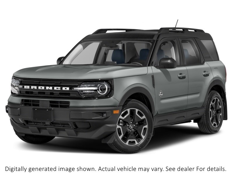 2024 Ford Bronco Sport Outer Banks 4x4 Cactus Grey  Shot 4