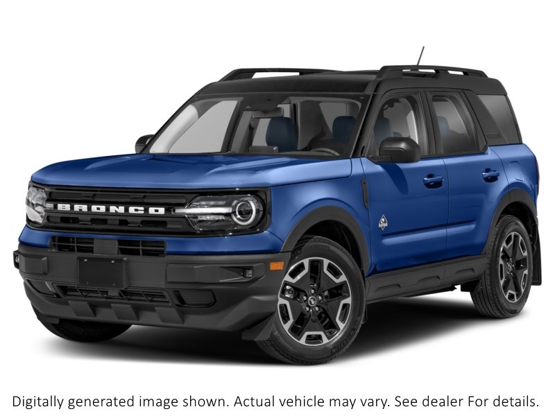 2024 Ford Bronco Sport Outer Banks 4x4 Atlas Blue Metallic  Shot 4