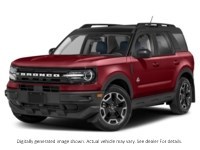 2021 Ford Bronco Sport Outer Banks 4X4 Rapid Red Metallic Tinted Clearcoat  Shot 4