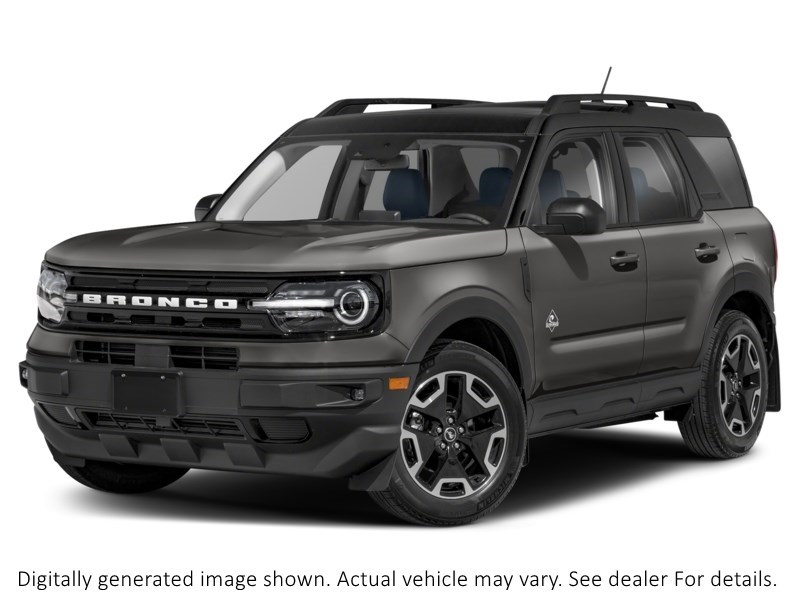 2024 Ford Bronco Sport Outer Banks 4x4 Carbonized Grey Metallic  Shot 4