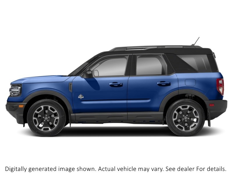 2023 Ford Bronco Sport Outer Banks 4x4 Atlas Blue Metallic  Shot 3