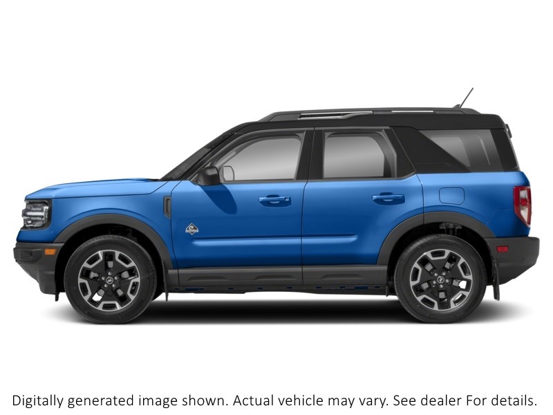 2022 Ford Bronco Sport Outer Banks 4X4 Velocity Blue Metallic  Shot 4