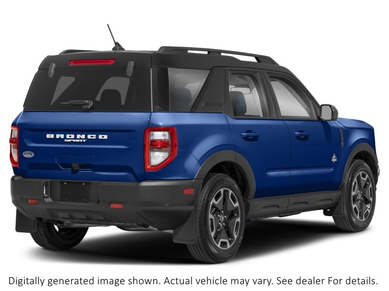 2023 Ford Bronco Sport Outer Banks 4x4 Atlas Blue Metallic  Shot 2