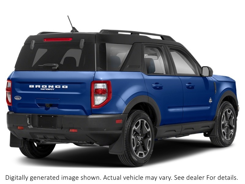 2024 Ford Bronco Sport Outer Banks 4X4 Atlas Blue Metallic  Shot 7