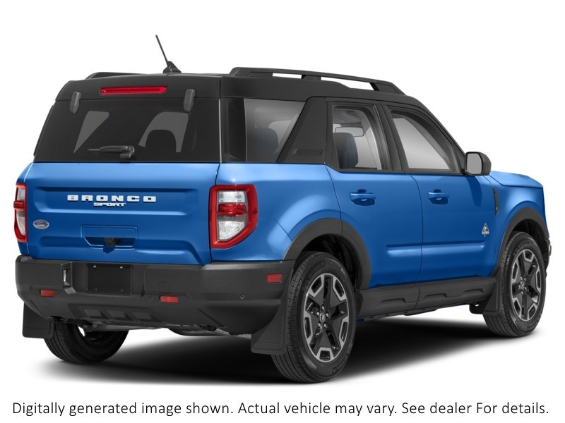 2022 Ford Bronco Sport Outer Banks 4X4 Velocity Blue Metallic  Shot 3