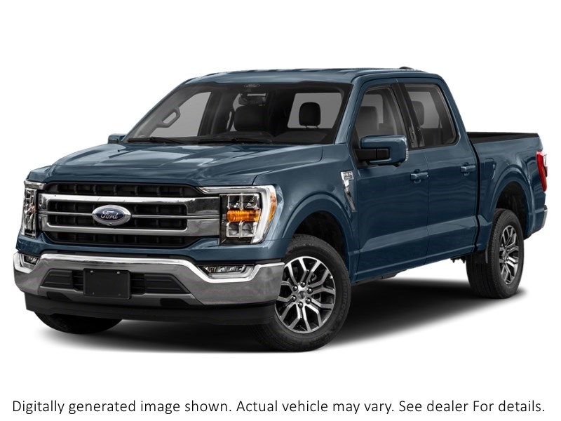 2021 Ford F-150 Lariat 4WD Supercrew 5.5' Box Antimatter Blue Metallic  Shot 31