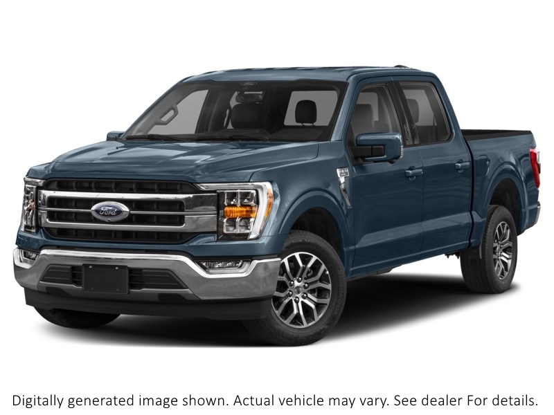 2022 Ford F-150 Lariat | 4X4 | 5.0L | 502A | Roof | 360 | Pwr Tlgt Antimatter Blue Metallic  Shot 1