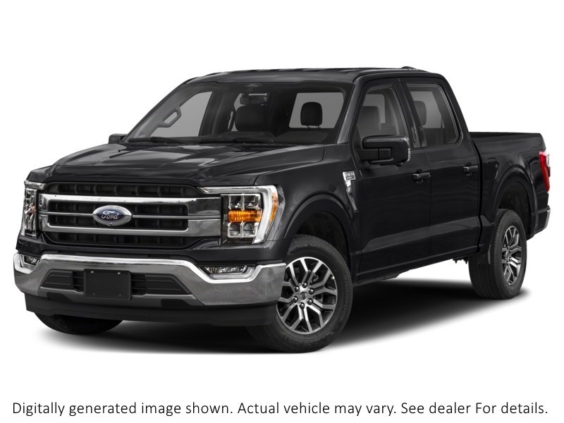 2022 FORD F-150 LARIAT 4WD SUPERCREW 5.5' BOX Agate Black Metallic  Shot 4