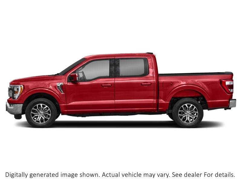 2021 Ford F-150 LARIAT 4WD SuperCrew 5.5' Box Rapid Red Metallic Tinted Clearcoat  Shot 3