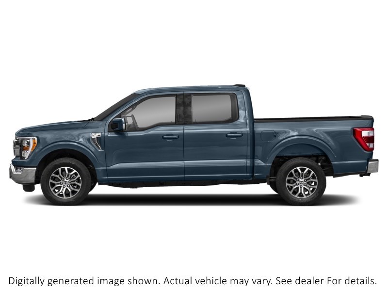 2022 Ford F-150 Lariat | 4X4 | 5.0L | 502A | Roof | 360 | Pwr Tlgt Antimatter Blue Metallic  Shot 5